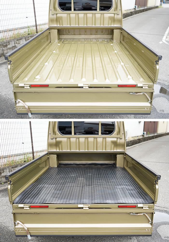 Amazon.co.jp: 軽トラック 荷台 ゴムマット 200cm×140cm ハイゼット